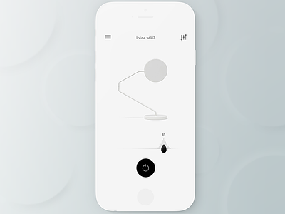 smart lamp app apple concept design homet smart ui