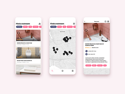 The Dumpling app design ios ios app pink product design ui ux