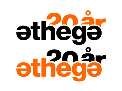 Athega20 Logo anniversary logo logotype