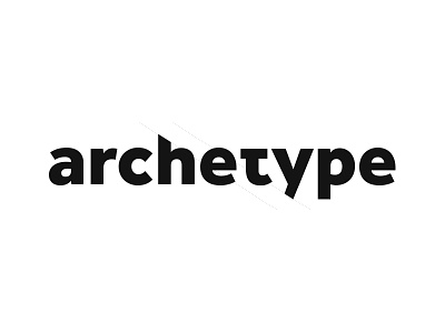 Archetype Logo branding logo logotype typography