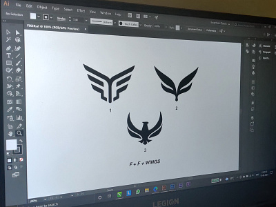 FIXER art bird bold branding clothing design fly icon illustration logo logos minimal ui ux vector wings