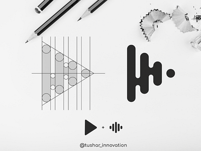 Play Button app branding design icon illustration logo minimal music ui ux vector web