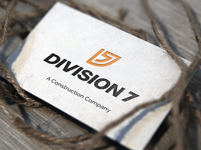 Division 7 Branding art brand branding construction design designer icon logo modern monogram