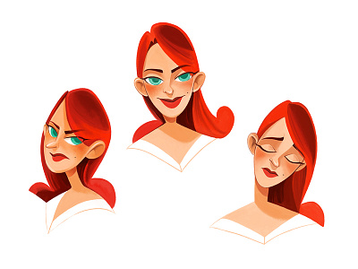 Redhead woman