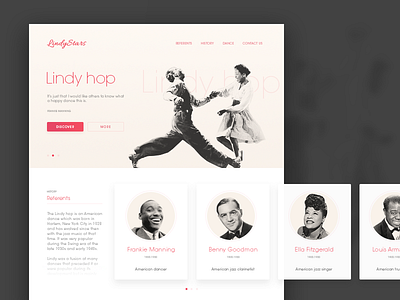 Lindy Hop Landing Page