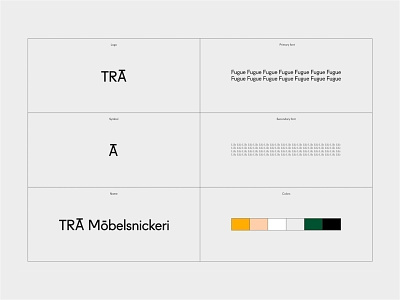 TRÄ Möbelsnickeri carpenter font graphic design identity minimalism sweden typography