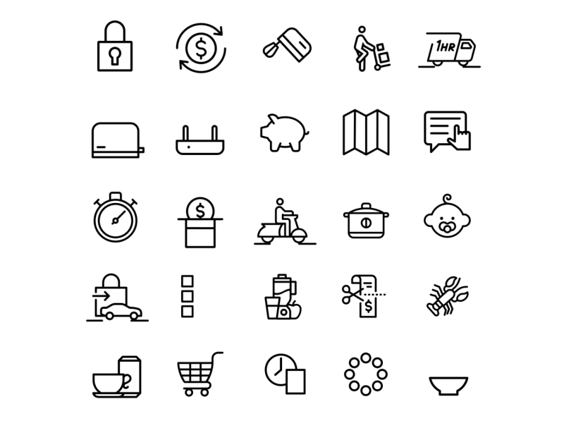 System Icons_MCo animated gif animation gif icon icon collection icon design motion motion graphics ui