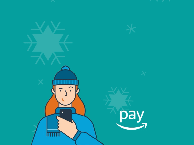 Amazon Pay_MCo animated gif animation character gif gift motion motion graphics scroll