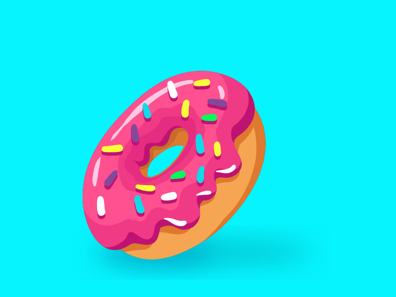 Donut By Nrg Art House On Dribbble