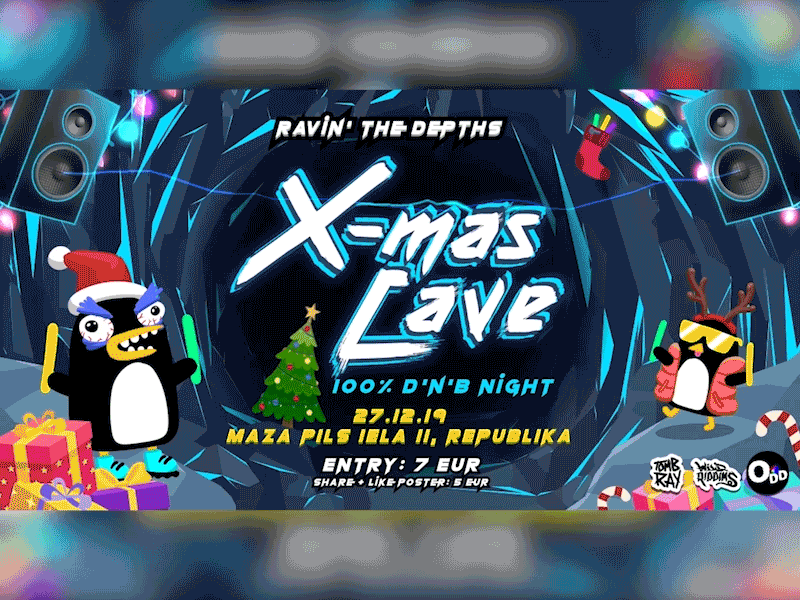 Animated Poster - Xmas Cave