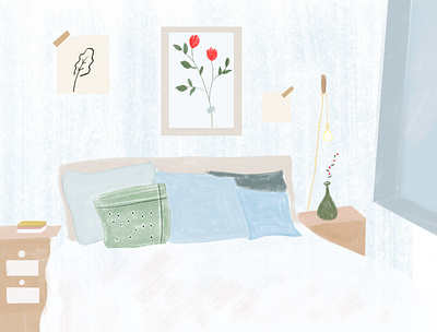 bedroom design design illustration