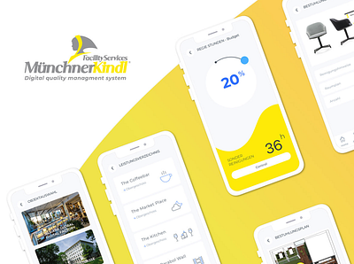 MunchnerKindl iOS Application apple application cleaning cleaning service hospitality house ios ipad iphone mobile mobileappdesign office orginize productdesign productivity prototyping staffing ui ux webapplication