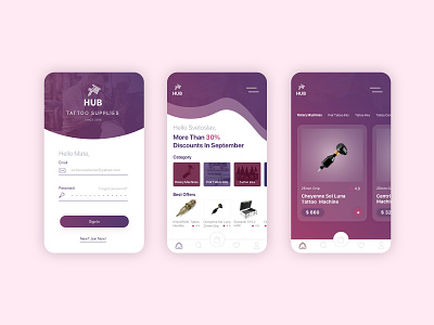 HUB / UX design of IOS application 2019 2019 trend 2020 android apple application artist brand colours cybertruck ios logo people product design tattoo tesla uiux user expereince userinterface visual