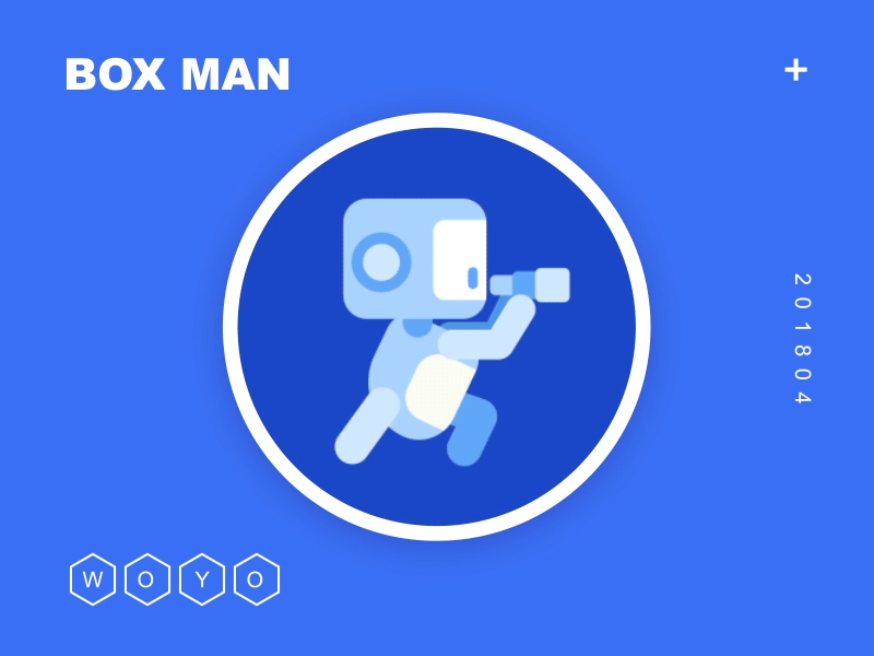 No search results animation app blue illustration robot sleep ui ux