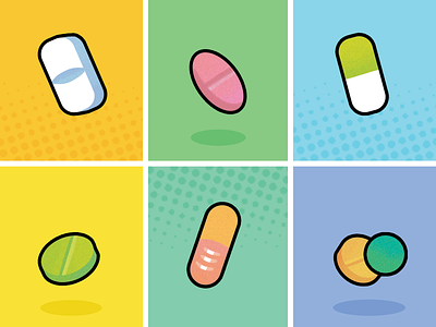 Tech Illustrations - Pill Reminder App