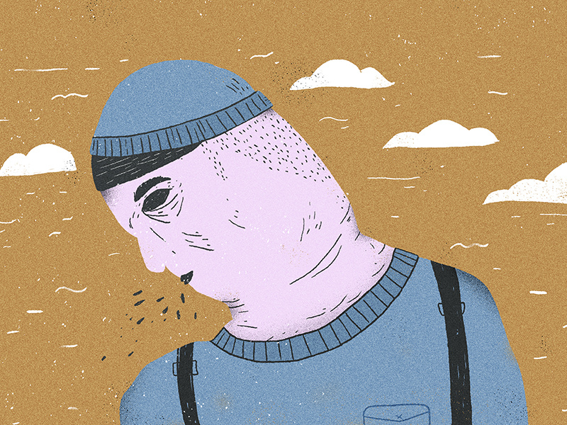 Traurig illustration character sad guy guy
