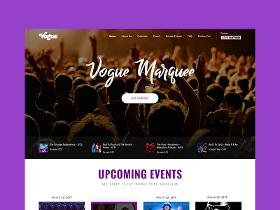 Vogue Marque branding design logo ui web