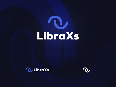 Libra XS logo bitcoin brand brand design branding crypto exchange cryptocurrency cryptocurrency app design logo