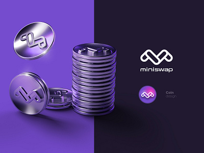 MINI Crypto Coin 3d bitcoin brand branding coin crypto wallet cryptocurrency design logo
