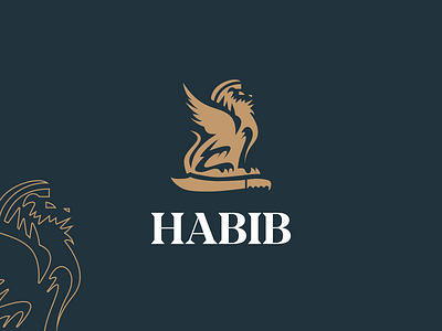 Habib Logo design illustration logo logotype vector