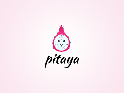 Pitaya 2 logo illustrations logo pitaya vector