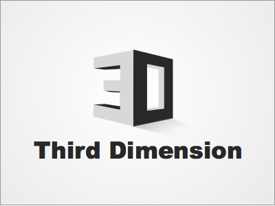 Third Dimension 3d contrast cube third dimension