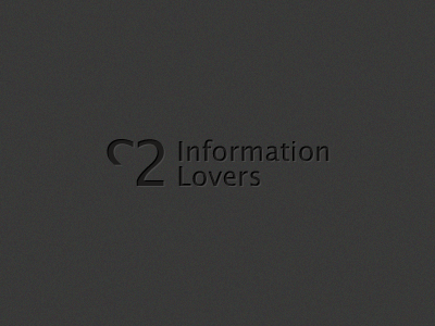 Information Lovers information logo love two