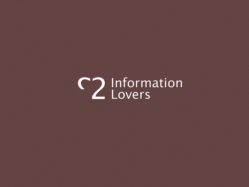 Information Lovers information logo love two