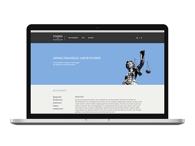 Lawyer Website design flat ui webdesign