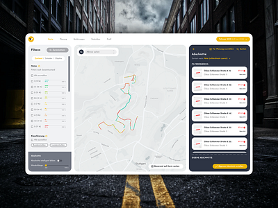 Vialytics Webapp app application dashboard design desktop experience filter interaction interactiondesign interfacdesign interface list map mobile screendesign search search result ui ux webapp