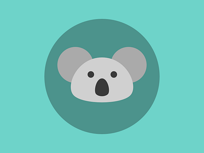 Koala animal avatar character flat flat design illustration koala