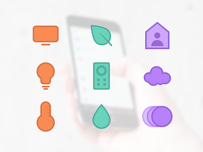 homee App Icons app appdesign flat flat design homee icon interface interfacedesign smart home ui ui design ux
