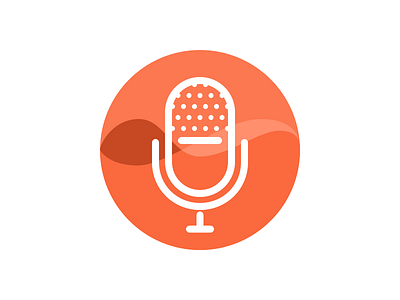 Podcast Icon icon illustration mic microphone podcast podcasting podcasts sound