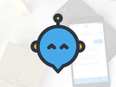 Steuerbot logo app icon appicon branding chat chatbot flat design flatdesign icon icon design icondesign logo logodesign