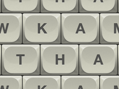 Katha's Keys grey katha keyboard keys letters name