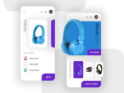 eCommerce Mobile App Design for Electronic Products