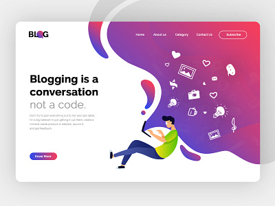 Website Design for Blogger