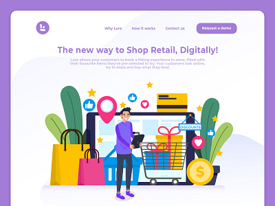 New Approach to Retail Shop Digitally digital shop online shop retail shop ui design company website design website design company website designer website designing
