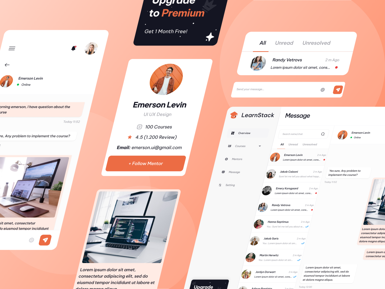 LearnStack Message box by RP UXCollab on Dribbble