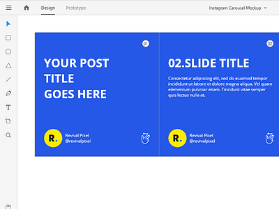 Download Free download Instagram Post Carousel Maker Adobe XD ...