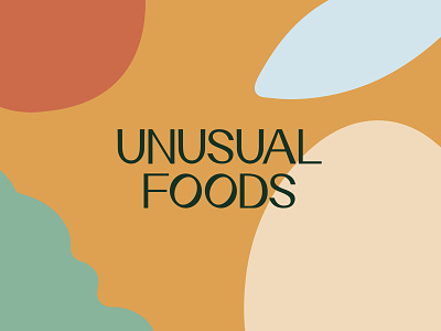 Unusual Foods chosen brand identity