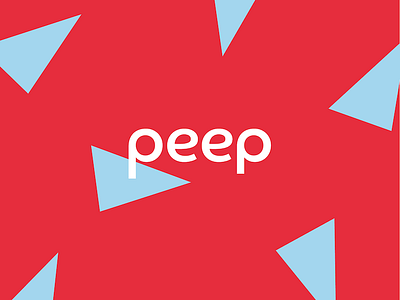 Logo and branding for Peep sunglasses