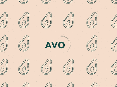 Avocado Brunch Bar Branding avocado avocados bar brand branding brunch business cards food graphic design illustration logo pink playful vector