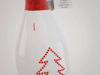 MARTINI Asti Custom Bottle Holiday Campaign 3d 3d animation animation