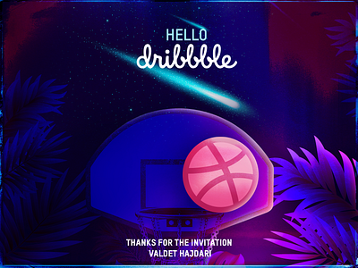 Hello Dribbble debut debutshot dribbble visual