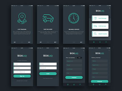 Courier App Design