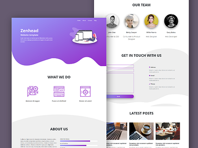 Zenhead Web Template