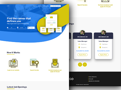 Job Portal Website design