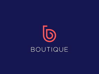 Boutique logo design branding flat logo design logos modern