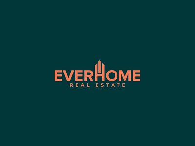 Logo Design for 'Everhome' brand identity logo design logo designer logo inspiration logos real estate